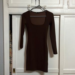 Zara brown dress
